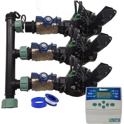 Rain Bird - Sistema de Riego Automático para Jardín 3 Zonas ELC401 Rain Bird - Sistema de Riego Automático para Jardín 3 Zonas ELC401