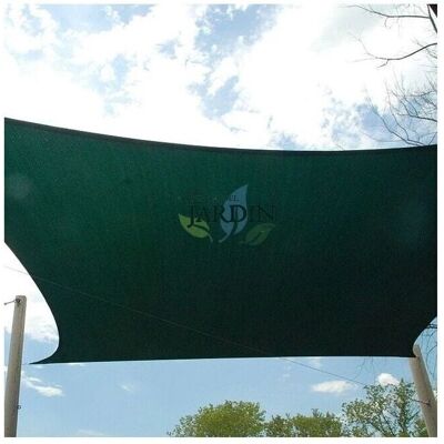 SUINGA Vela Cuadrada Verde 3,6x3,6m Resistente UV para Exteriores SUINGA Vela Cuadrada Verde 3,6x3,6m Resistente UV para Exteriores