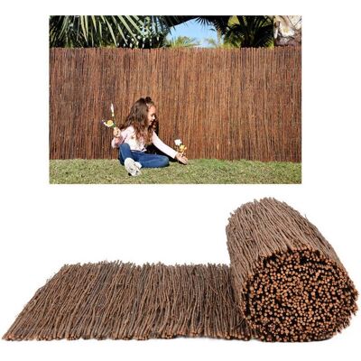 Suinga Naturrattan Gartenzaun - 1,5x3m, 95% Sichtschutz Suinga Naturrattan Gartenzaun - 1,5x3m, 95% Sichtschutz