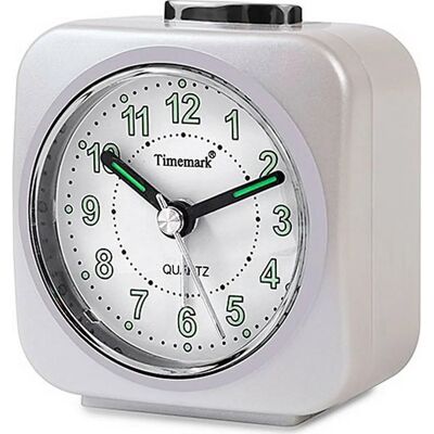 SmartGroup Timemark Blanc Silencieux Mode nuit - Réveil - Publicité SmartGroup Timemark Blanc Silencieux Mode nuit - Réveil - Publicité