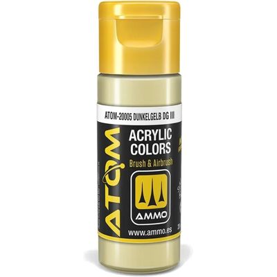 Ammo by Mig Dunkelgelb DG III - Peinture acrylique pour maquettes - Publicité Ammo by Mig Dunkelgelb DG III - Peinture acrylique pour maquettes - Publicité