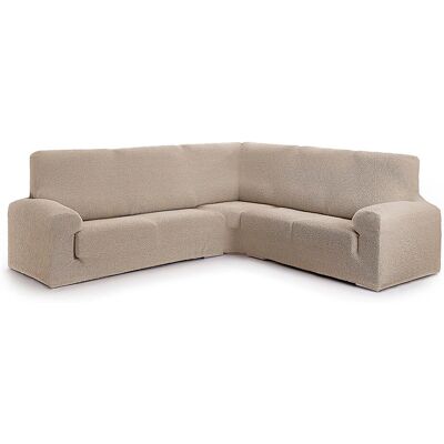 Funda de Sofá Beige Roque Maxifundas - Elástica, Transpirable, Fácil de Poner Funda de Sofá Beige Roque Maxifundas - Elástica, Transpirable, Fácil de Poner