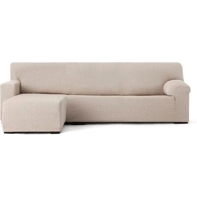 Funda para Chaise Longue Izquierda Eysa JAZ Beige - Protector de Sofá Funda para Chaise Longue Izquierda Eysa JAZ Beige - Protector de Sofá