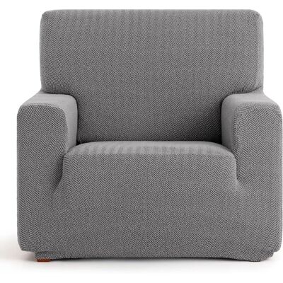 Housse de Fauteuil EYSA JAZ Gris - 70x120x130 cm - Polyester & Coton - Publicité Housse de Fauteuil EYSA JAZ Gris - 70x120x130 cm - Polyester & Coton - Publicité