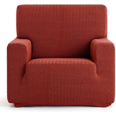 Housse de Fauteuil Eysa JAZ Marron - Bi-elastique 70x120x130 cm - Publicité Housse de Fauteuil Eysa JAZ Marron - Bi-elastique 70x120x130 cm - Publicité
