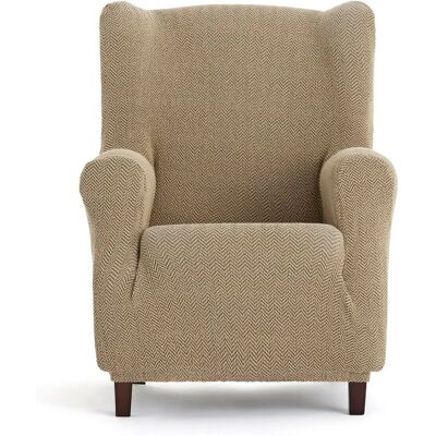 Housse de Fauteuil EYSA Jaz Beige - Couverture de Canapé - 80x120x100 cm - Publicité Housse de Fauteuil EYSA Jaz Beige - Couverture de Canapé - 80x120x100 cm - Publicité