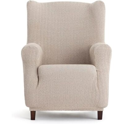 Housse de Fauteuil Jaz Beige EYSA - Protège Canapé - Publicité Housse de Fauteuil Jaz Beige EYSA - Protège Canapé - Publicité