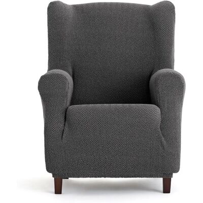 Housse de Fauteuil EYSA JAZ Gris Foncé - Couverture de Canapé - Publicité Housse de Fauteuil EYSA JAZ Gris Foncé - Couverture de Canapé - Publicité