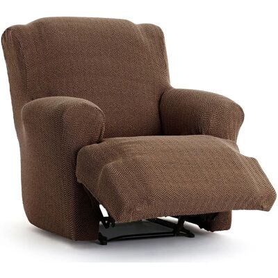 EYSA - Funda de sillón marrón 80 x 120 x 110 cm - Funda de sillón EYSA - Funda de sillón marrón 80 x 120 x 110 cm - Funda de sillón