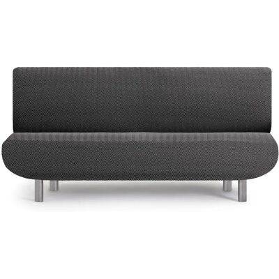 Housse de Canapé Eysa JAZ Gris foncé - Tissu élastique 3 places - Publicité Housse de Canapé Eysa JAZ Gris foncé - Tissu élastique 3 places - Publicité