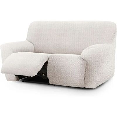 Housse de Canapé Blanche Eysa JAZ - Extensible 2 Places - Tissu bi-elastique - Publicité Housse de Canapé Blanche Eysa JAZ - Extensible 2 Places - Tissu bi-elastique - Publicité