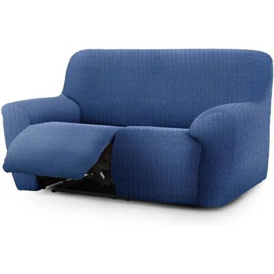 Housse de canapé Jaz Eysa - Extensible pour 2 places - Bleu - Publicité Housse de canapé Jaz Eysa - Extensible pour 2 places - Bleu - Publicité
