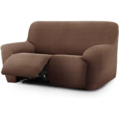 Housse de Canapé Jaz Relax - Elastique - Marron - 150-200cm - Publicité Housse de Canapé Jaz Relax - Elastique - Marron - 150-200cm - Publicité