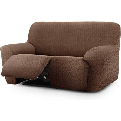 Housse de Canapé Eysa JAZ - Marron 70x120x260cm - Extensible Bi-elastique - Publicité Housse de Canapé Eysa JAZ - Marron 70x120x260cm - Extensible Bi-elastique - Publicité