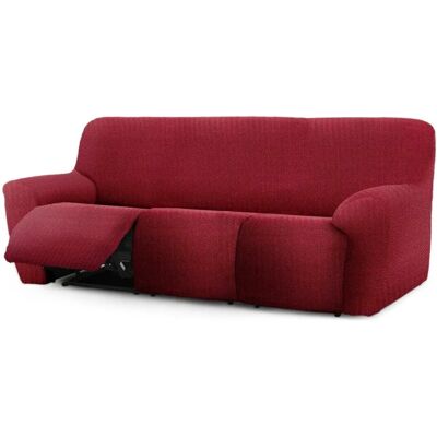 Housse de Canapé Burgundy EYSA 3 Places - Extensible Polyester Coton - Publicité Housse de Canapé Burgundy EYSA 3 Places - Extensible Polyester Coton - Publicité
