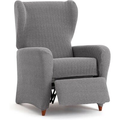 Housse de Fauteuil EYSA Jaz - Jacquard Très Élastique - Grise - Publicité Housse de Fauteuil EYSA Jaz - Jacquard Très Élastique - Grise - Publicité