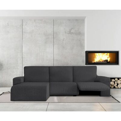 Housse de Canapé Jaz EYSA - Bras Court Gauche - Gris Foncé - 360x120x120cm - Publicité Housse de Canapé Jaz EYSA - Bras Court Gauche - Gris Foncé - 360x120x120cm - Publicité