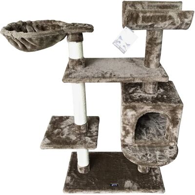 Gloria - Rascador para Gatos - Árbol Marrón Madera Papel Sisal Gloria - Rascador para Gatos - Árbol Marrón Madera Papel Sisal