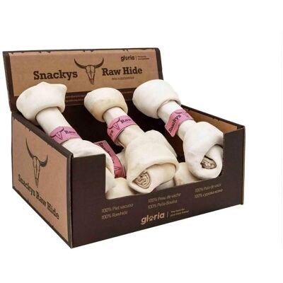 Snack pour chiens Gloria Rawhide Nœud 20-23cm - 6 unités - Publicité Snack pour chiens Gloria Rawhide Nœud 20-23cm - 6 unités - Publicité