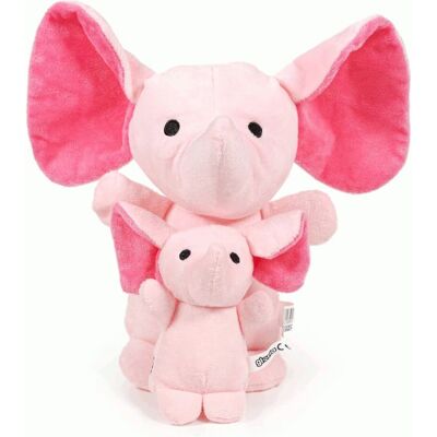 Giocattolo per cani Gloria Hoa Elefante Rosa - 20 cm Morbido Peluches Giocattolo per cani Gloria Hoa Elefante Rosa - 20 cm Morbido Peluches