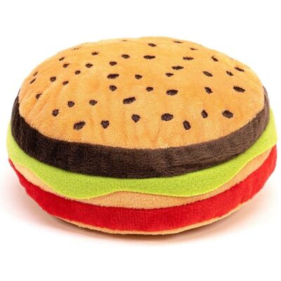 Gloria Hamburger Dog Toy - Mini Fluffy with Sound Gloria Hamburger Dog Toy - Mini Fluffy with Sound