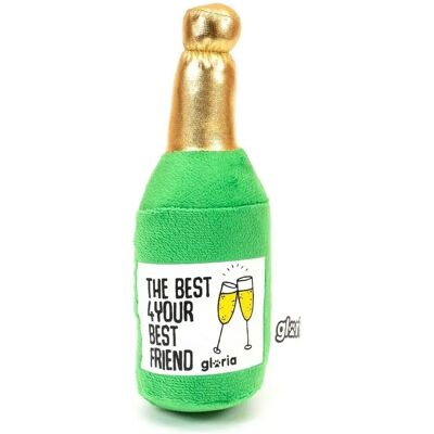 Jouet doux pour chiens Gloria Champcane Champagne taille mini - Publicité Jouet doux pour chiens Gloria Champcane Champagne taille mini - Publicité