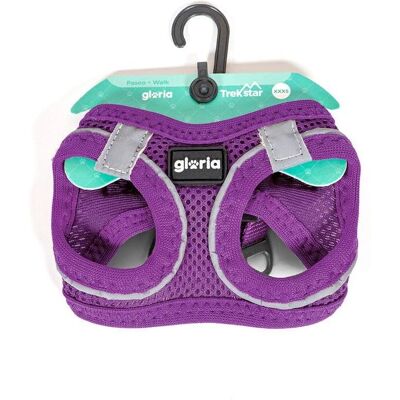 Gloria Pets Trek Star Purple Harness - Dog, Size M Gloria Pets Trek Star Purple Harness - Dog, Size M