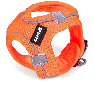 Gloria Dog Harness Air Mesh Trek Star Orange L - Dog Gloria Dog Harness Air Mesh Trek Star Orange L - Dog