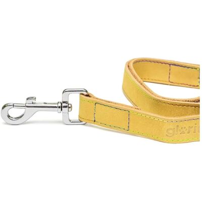 Laisse Gloria Oasis pour Chiens - 2.1 x 100 cm - Jaune - Publicité Laisse Gloria Oasis pour Chiens - 2.1 x 100 cm - Jaune - Publicité