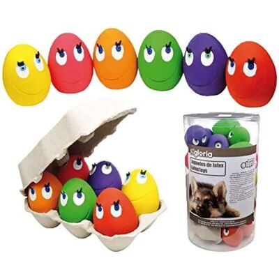 Gloria Vanderbilt S Multicolour Egg Dog Toy - Dog Toy Gloria Vanderbilt S Multicolour Egg Dog Toy - Dog Toy
