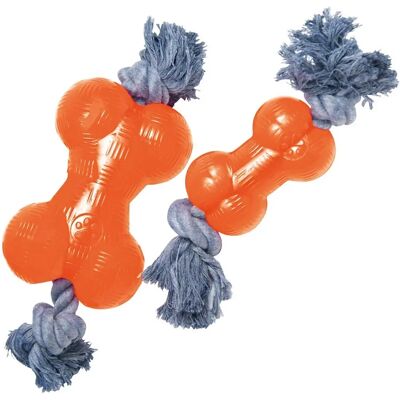 Gloria Dog Toy Bone Orange S - Dog Toy Gloria Dog Toy Bone Orange S - Dog Toy