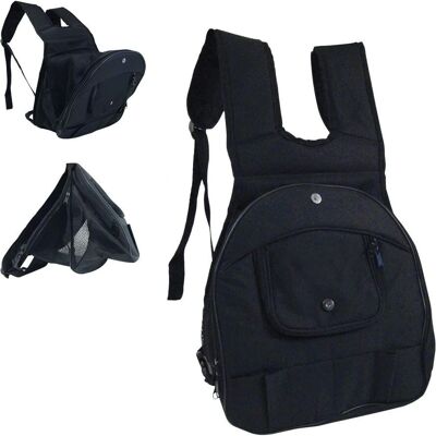 Mochila para Mascotas Gloria Kangaroo Negra Expandible - Mochila para Mascotas Mochila para Mascotas Gloria Kangaroo Negra Expandible - Mochila para Mascotas