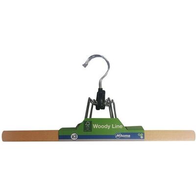 Appendini per Gonne in Legno Naturale Mondex - 3 Pezzi Appendini per Gonne in Legno Naturale Mondex - 3 Pezzi