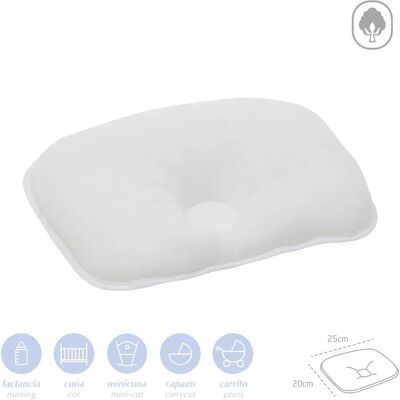 Cuscino Bebé Cambrass - 25x20cm Bianco Cuscino Bebé Cambrass - 25x20cm Bianco