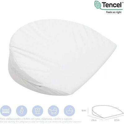 Cuscino per bebé Cambrass - Supporto antireflusso in Lyocell ecologico Cuscino per bebé Cambrass - Supporto antireflusso in Lyocell ecologico