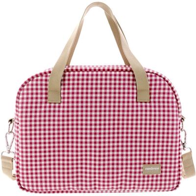 Cambrass Model 47134 Torba na Pieluchy - Vichy Czerwony - Torba dla Dziecka Cambrass Model 47134 Torba na Pieluchy - Vichy Czerwony - Torba dla Dziecka