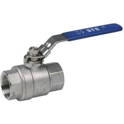 Valvola a sfera in acciaio inox 316L Atusa - Passaggio totale - Leva bloccabile - PN 63 Valvola a sfera in acciaio inox 316L Atusa - Passaggio totale - Leva bloccabile - PN 63