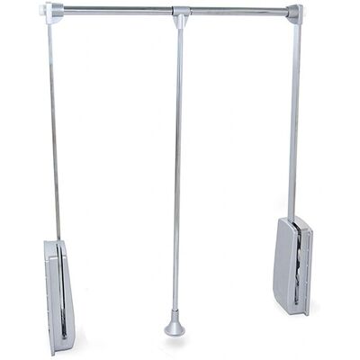 Emuca Verstelbare kledingroede chroom - Kledingkast accessoire Emuca Verstelbare kledingroede chroom - Kledingkast accessoire