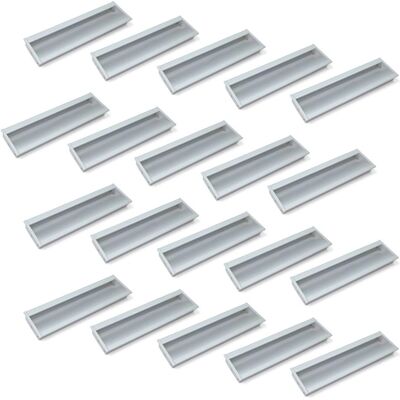 Emuca Griffel L190mm - Modernes Aluminium Möbelgriff - Packung 20 Emuca Griffel L190mm - Modernes Aluminium Möbelgriff - Packung 20
