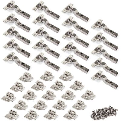 EMUCA 1011507 Nickel Kit High Collar Hinge - Soft Close - 20 pcs EMUCA 1011507 Nickel Kit High Collar Hinge - Soft Close - 20 pcs