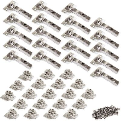Emuca Nickel Scharniere - Modell X91 - Soft Close - 20 Stück Emuca Nickel Scharniere - Modell X91 - Soft Close - 20 Stück