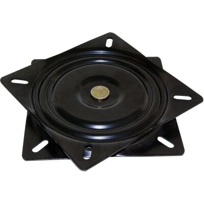 Base giratoria de acero negro Emuca 360° Base giratoria de acero negro Emuca 360°