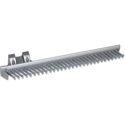 Emuca - Side Removable Tie Rack - Satin Aluminum Emuca - Side Removable Tie Rack - Satin Aluminum