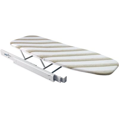 Emuca Tabla de planchar de acero blanco plegable para empotrar - Tabla de planchar Emuca Tabla de planchar de acero blanco plegable para empotrar - Tabla de planchar