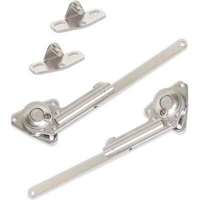 Bisagras de Níquel para puertas elevables Emuca Bisagras de Níquel para puertas elevables Emuca