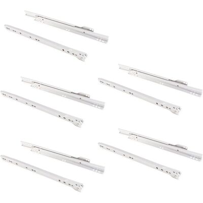 Emuca Witte Stalen Ladenlades - 300mm, Set van 5 Emuca Witte Stalen Ladenlades - 300mm, Set van 5