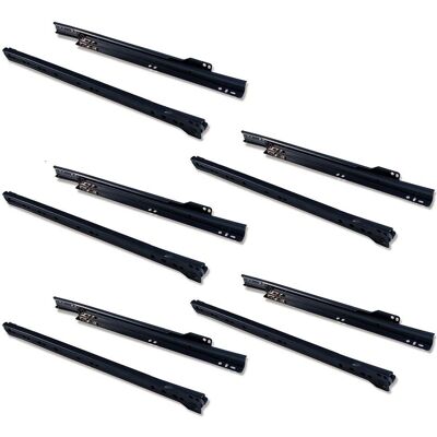 Emuca Modelo 3007714 Guidas de aço para gavetas - Fecho suave parcial - 350mm Emuca Modelo 3007714 Guidas de aço para gavetas - Fecho suave parcial - 350mm