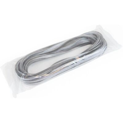 Emuca Vedação de Escova Autoadesiva Cinza - 9mm de Altura, Rolo de 10m - Isolamento Emuca Vedação de Escova Autoadesiva Cinza - 9mm de Altura, Rolo de 10m - Isolamento