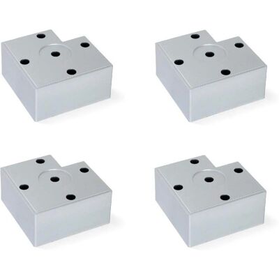 Emuca Alumix7 Meubelpoot - Hoogte 45mm - Geverfd aluminium Emuca Alumix7 Meubelpoot - Hoogte 45mm - Geverfd aluminium