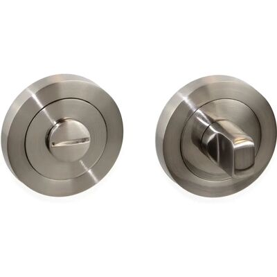 Emuca - Lot de 5 condamnations pour porte intérieure - Nickel satiné Emuca - Lot de 5 condamnations pour porte intérieure - Nickel satiné